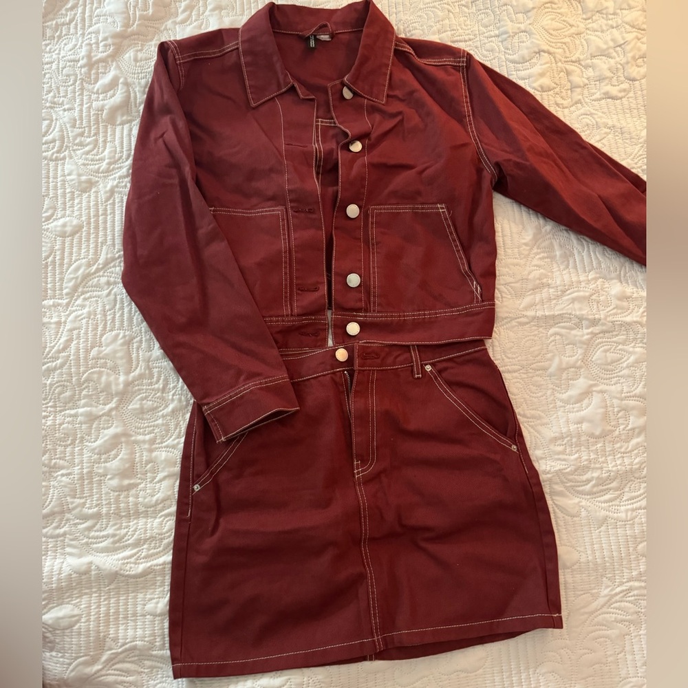 H&M Jacket and Skirt Set, new